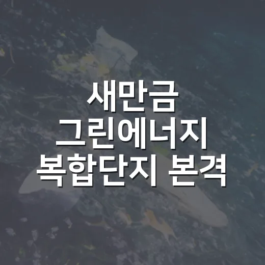 새만금 그린에너지 복합단지 본격 추진