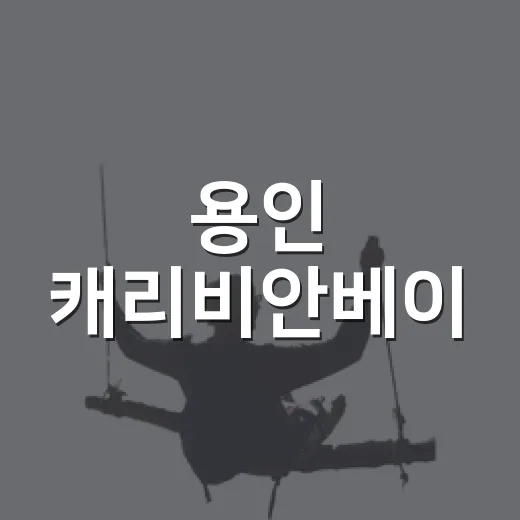 용인 캐리비안베이, 여름 필수 워터파크