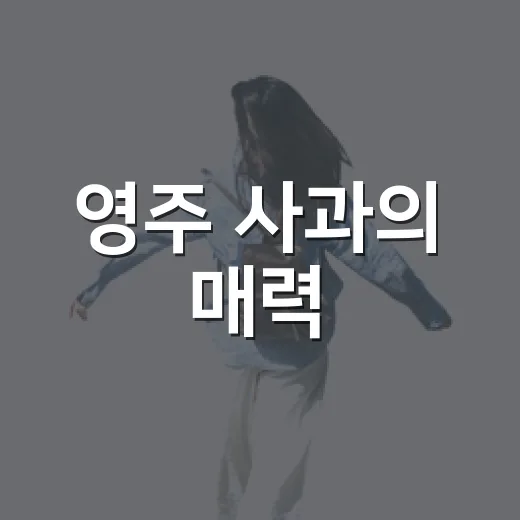 영주 사과의 매력, 사과홍보관에서 만나다