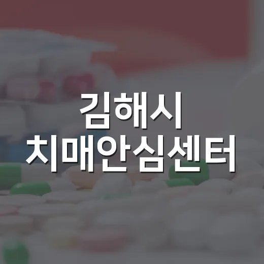 김해시 치매안심센터, 어르신 건강 지킴이