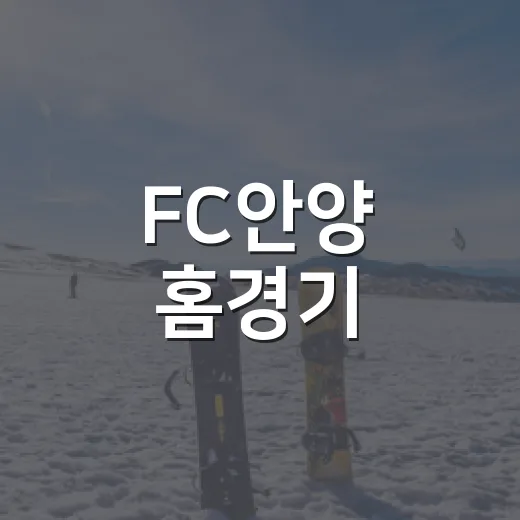 FC안양 홈경기, 8월 22일 열기 가득