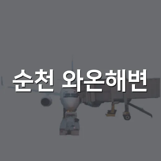 순천 와온해변, 여름밤의 낭만 명소