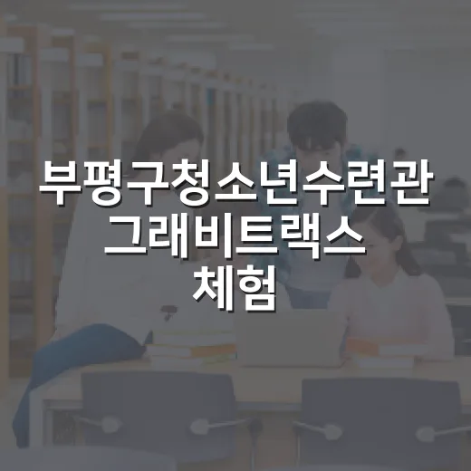부평구청소년수련관 그래비트랙스 체험
