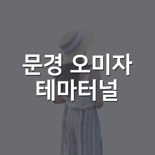 문경 오미자 테마터널, 여름철 시원한 명소