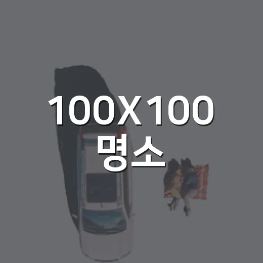 100X100 명소, 국민 투표로 뽑힌 9883곳 공개