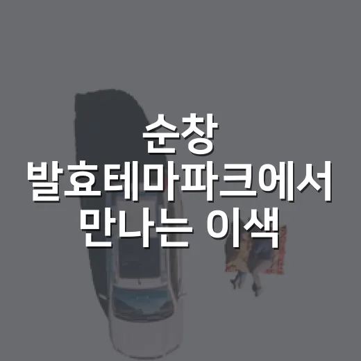 순창 발효테마파크에서 만나는 이색 여름 크리스마스