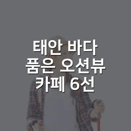 태안 바다 품은 오션뷰 카페 6선