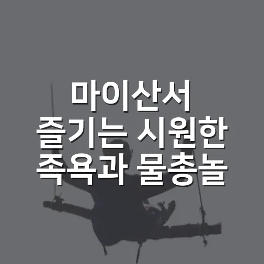 마이산서 즐기는 시원한 족욕과 물총놀이