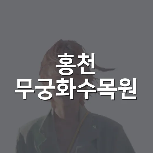 홍천 무궁화수목원, 여름 산책 명소