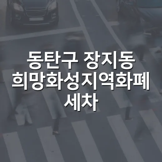동탄구 장지동 희망화성지역화폐 세차 체험기