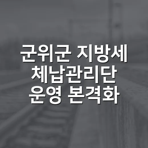 군위군 지방세 체납관리단 운영 본격화