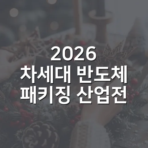 2026 차세대 반도체 패키징 산업전 수원서 개최
