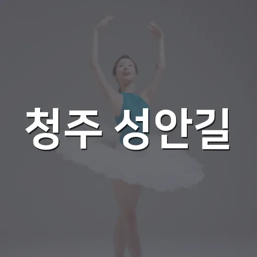 청주 성안길, 2000년대 감성으로 부활한 축제 현장