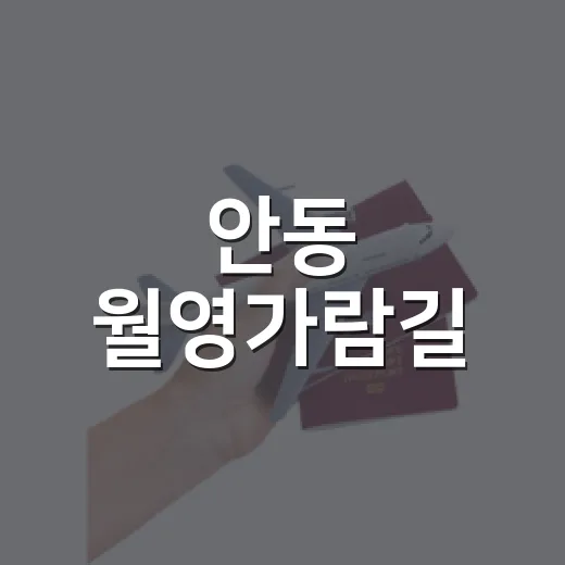 안동 월영가람길, 낮과 밤의 매력 산책로