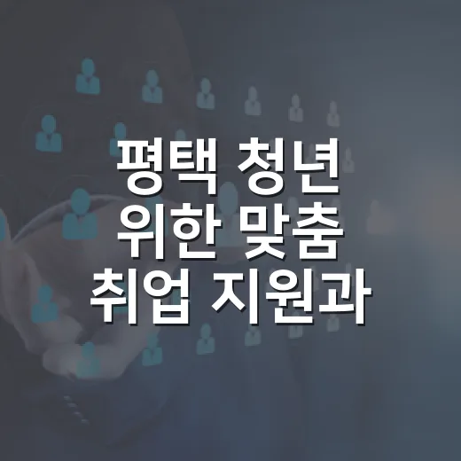 평택 청년 위한 맞춤 취업 지원과 공간 활용법