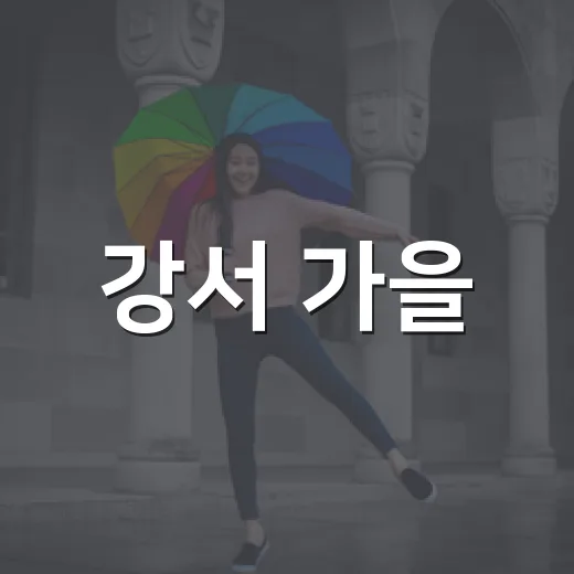강서 가을, 예술로 물들다