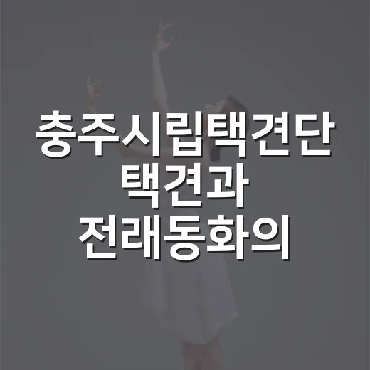 충주시립택견단 택견과 전래동화의 만남