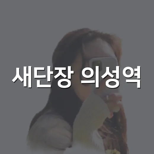 새단장 의성역, KTX로 떠나는 경북 여행의 시작