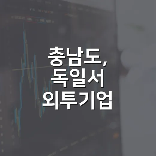 충남도, 독일서 외투기업 인력난 3대 혁명 추진