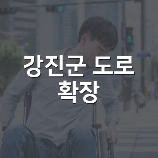 강진군 도로 확장, 국가계획에 반영