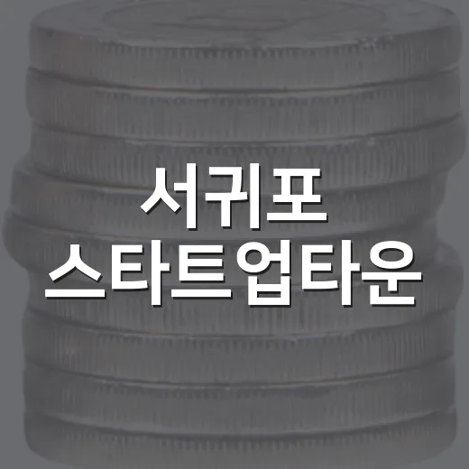 서귀포 스타트업타운, 창업 인프라 무료 제공