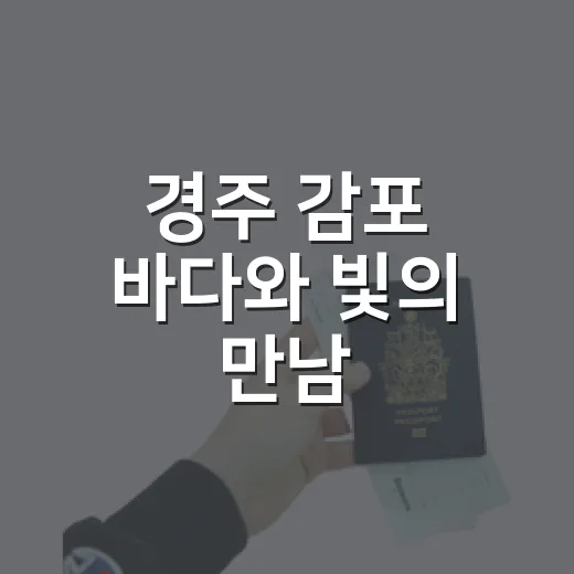 경주 감포 바다와 빛의 만남, 송대말등대 체험관