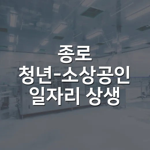 종로 청년-소상공인…