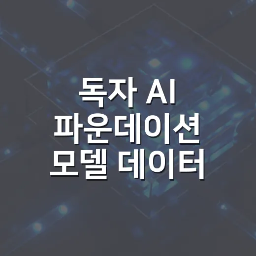 독자 AI 파운데이…