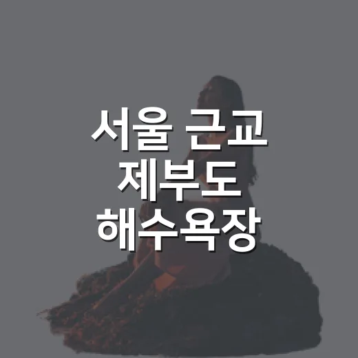 서울 근교 제부도 해수욕장 당일치기 바다 여행