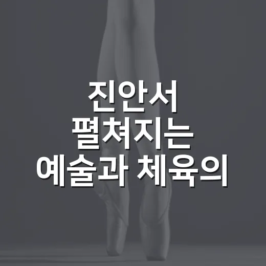 진안서 펼쳐지는 예술과 체육의 만남