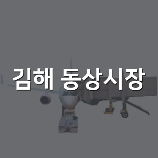 김해 동상시장, 전통시장 속 세계여행