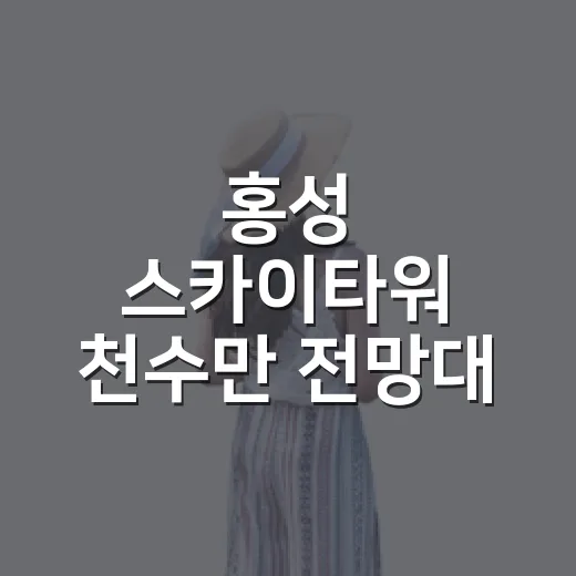 홍성 스카이타워 천수만 전망대 체험기