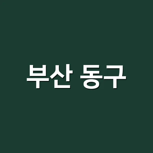 부산 동구, 전국 첫 크루즈 관광특구 지정