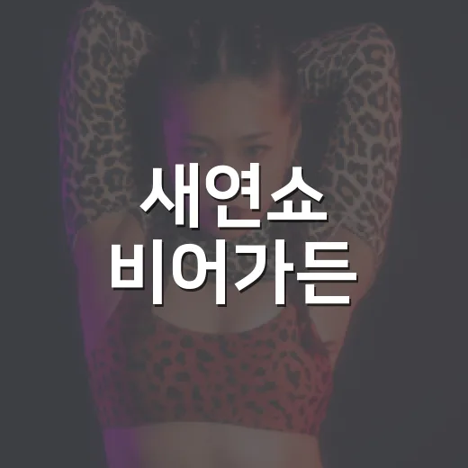 새연쇼 비어가든, 워터밤과 음악의 밤