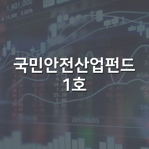 국민안전산업펀드 1호, 재난안전기업에 105억 투자 시작