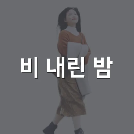 비 내린 밤, 고성국가유산 야행의 특별한 감동