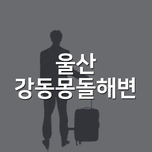 울산 강동몽돌해변, 여름 피서 명소
