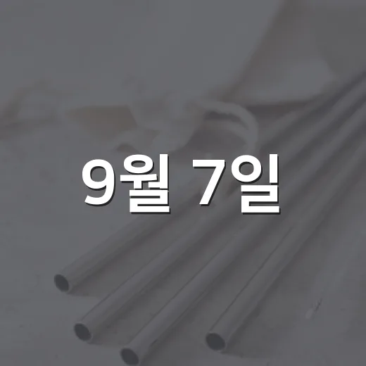 9월 7일, 푸른 하늘 지키는 날