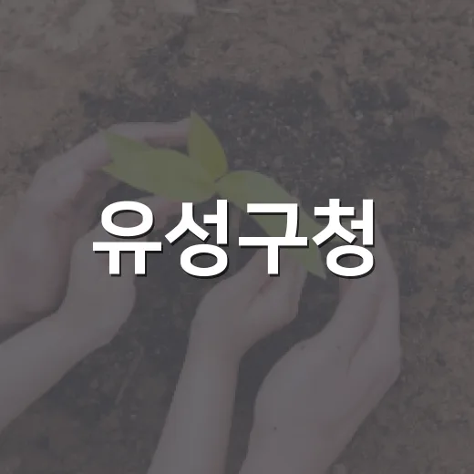 유성구청, 2026 SNS 대상 투표 이벤트 개최