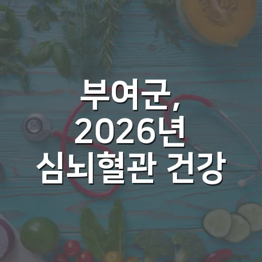부여군, 2026년 심뇌혈관 건강 온라인 퀴즈 캠페인