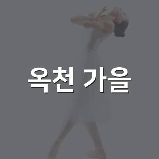 옥천 가을, 연극과 음악의 향연