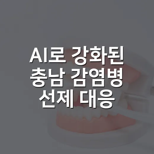 AI로 강화된 충남 감염병 선제 대응