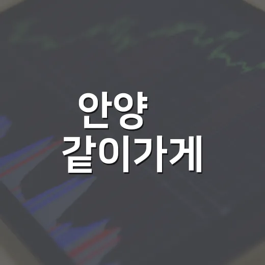 안양愛 같이가게, 9월 소상공인 활력 지원