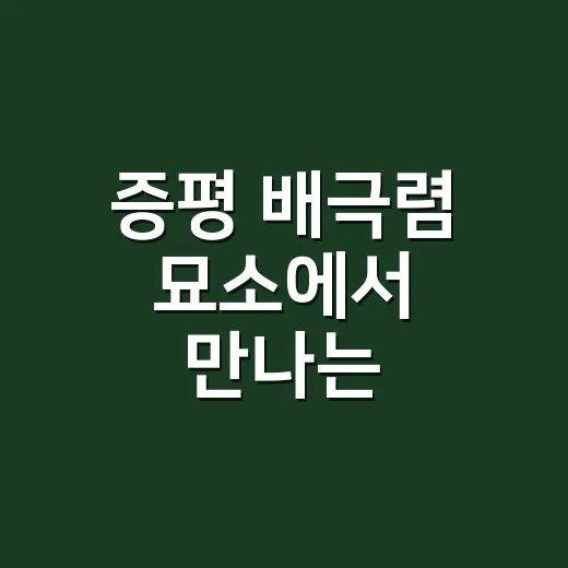 증평 배극렴 묘소에서 만나는 여말선초 역사