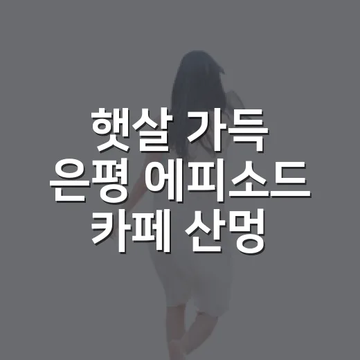 햇살 가득 은평 에피소드 카페 산멍 명소