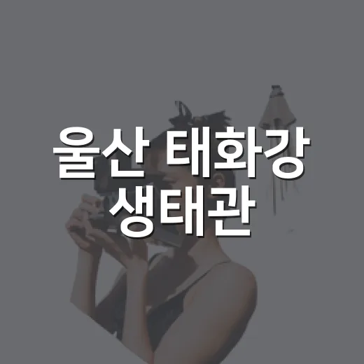 울산 태화강 생태관, 아이와 함께하는 생태 체험 명소