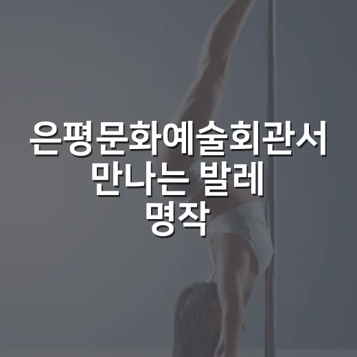 은평문화예술회관서 만나는 발레 명작 지젤