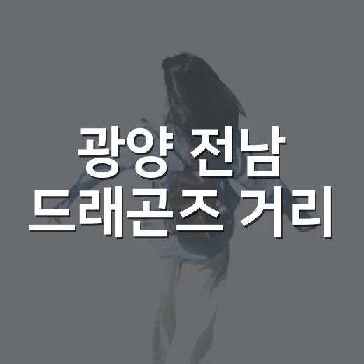 광양 전남 드래곤즈 거리, 축구 팬의 성지