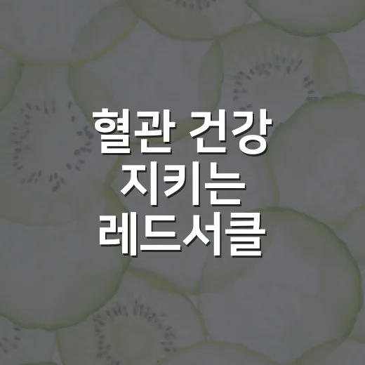 혈관 건강 지키는 레드서클 캠페인 현장