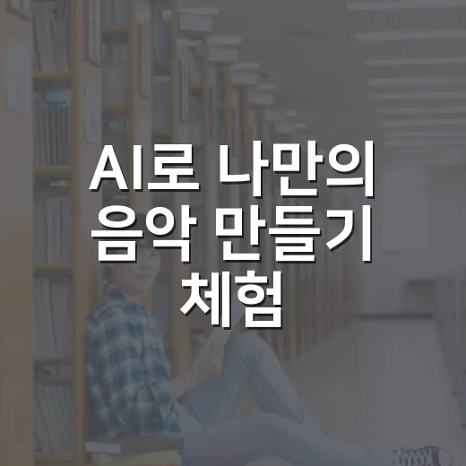 AI로 나만의 음악 만들기 체험